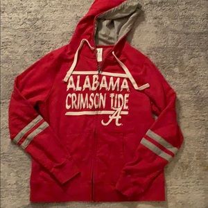 EUC Alabama Roll Tide Zip-up Hoodie